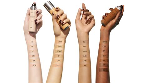 dior airflash foundation swatches.